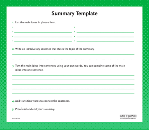 Poster: Summary Template