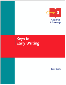 The Keys to Early Writing book is organized into chapters that reflect the modules topics covered in professional development. The book includes an introduction to writing instruction, details about each instructional practice, classroom examples, and professional learning activities. There are also reproducible templates. Softcover, 226 pages.